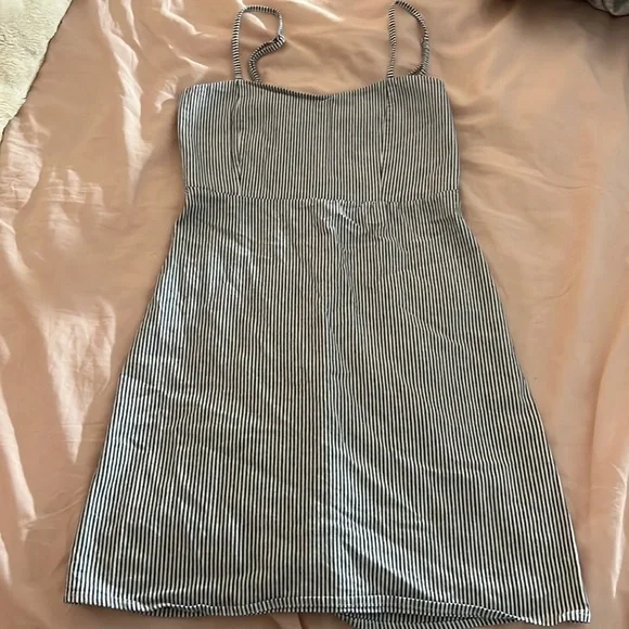 hydrofera blue dressing substitute Denim Knit Mini Dress - Steel Grey/Anthracite main image 0